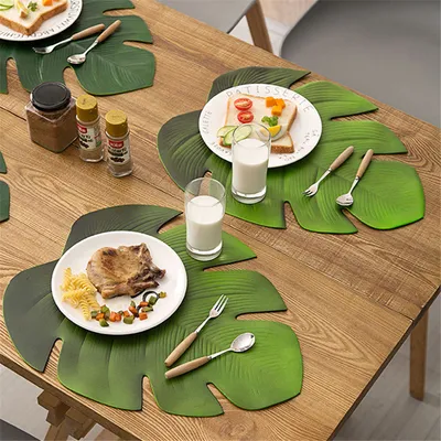 Tropical Leaf Monstera Placemat Tropical Leaf Monstera Placemat