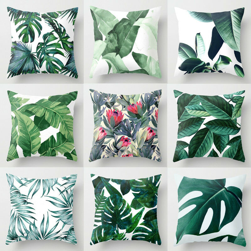 Tropical Pillow Case Cushion Cover