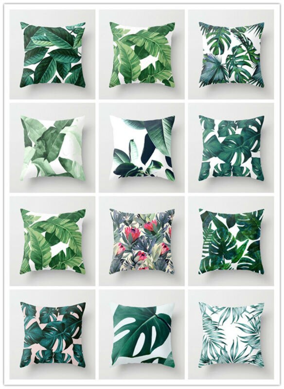 Tropical Pillow Case Cushion Cover