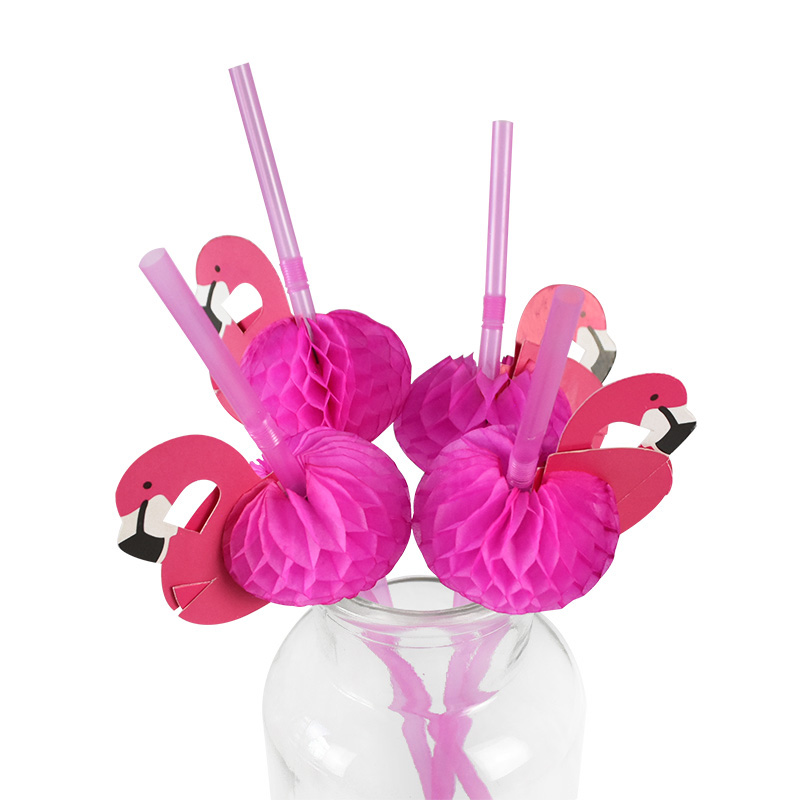 Tropical Theme Cocktail Umbrella Straws (100 pcs)