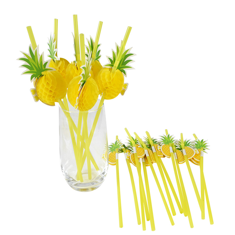 Tropical Theme Cocktail Umbrella Straws (100 pcs)