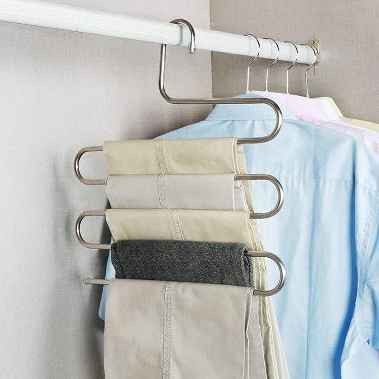 Trouser Hanger S-Type Stainless Steel Trouser Hanger S-Type Stainless Steel