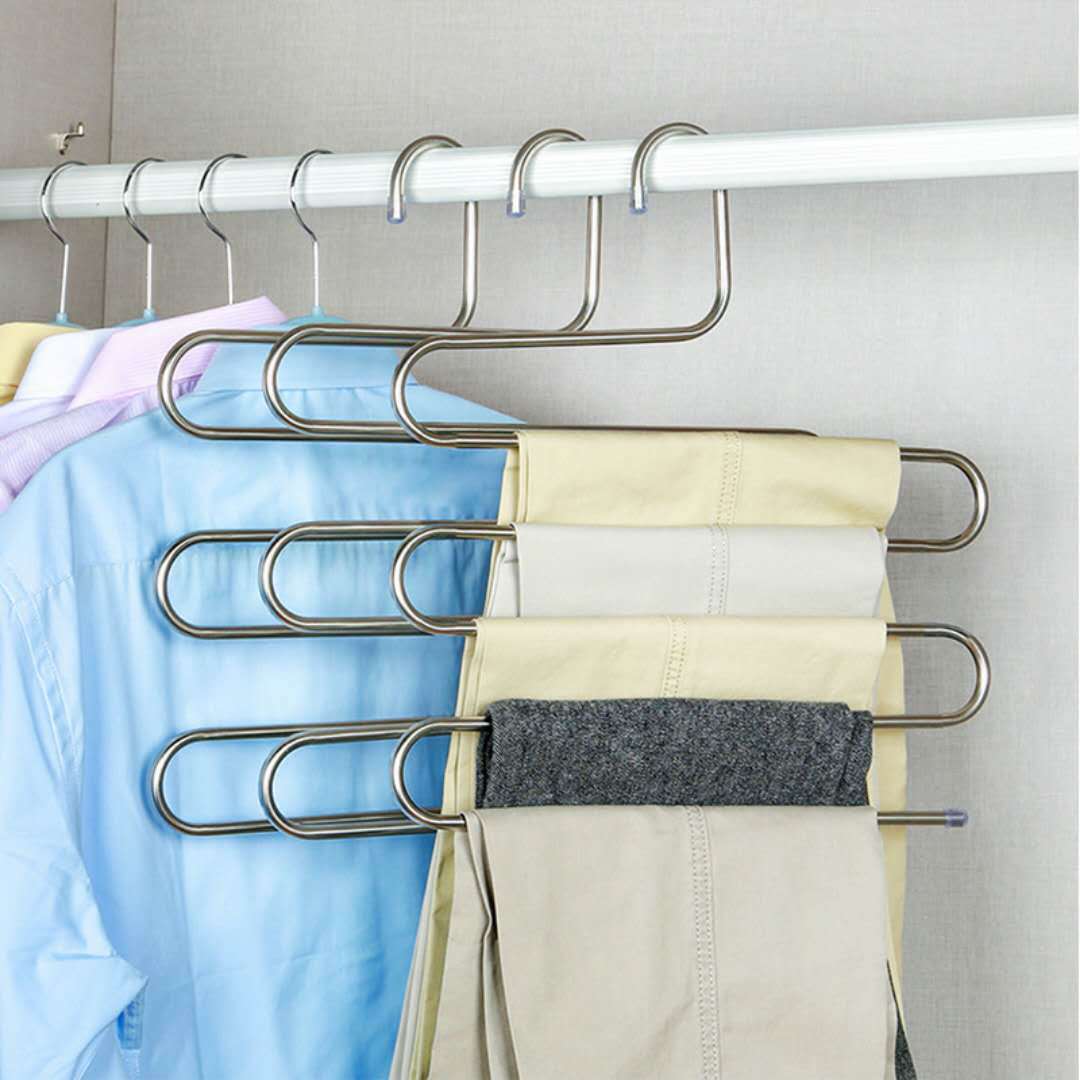 Trouser Hanger S-Type Stainless Steel Trouser Hanger S-Type Stainless Steel