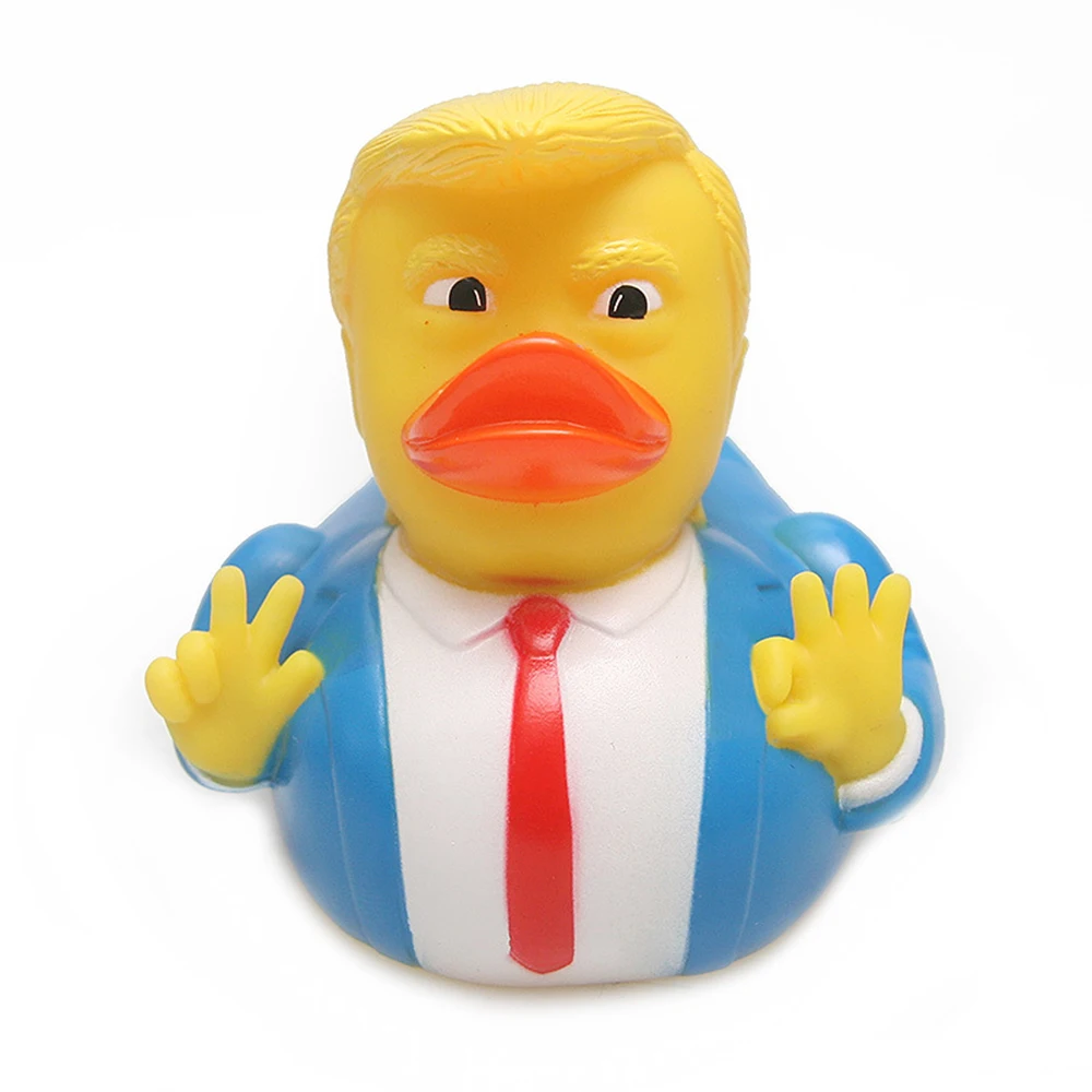 Trump Rubber Duck Bath Toy Shower Water Floating US President Baby Toy Water Toy Shower Duck Child Bath Float