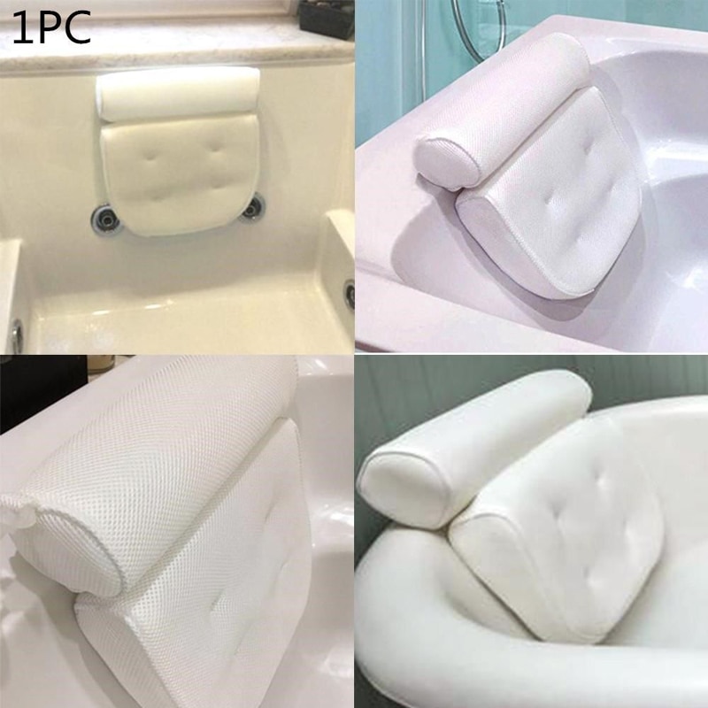 Tub Pillow Headrest with Suction Cups Tub Pillow Headrest with Suction Cups