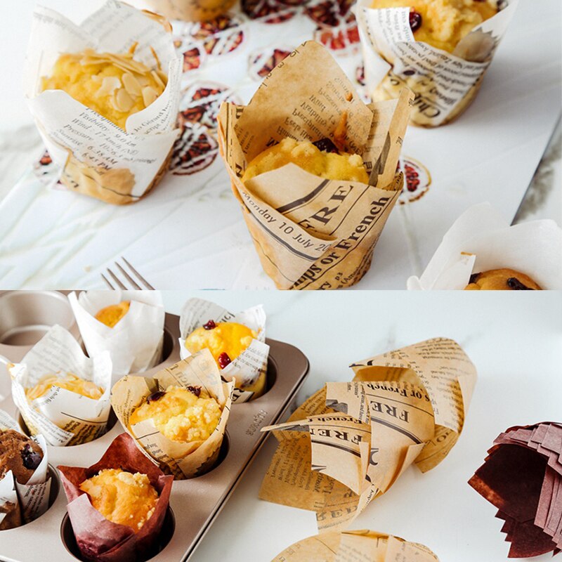 Tulip Muffin Paper Liners (50pcs)