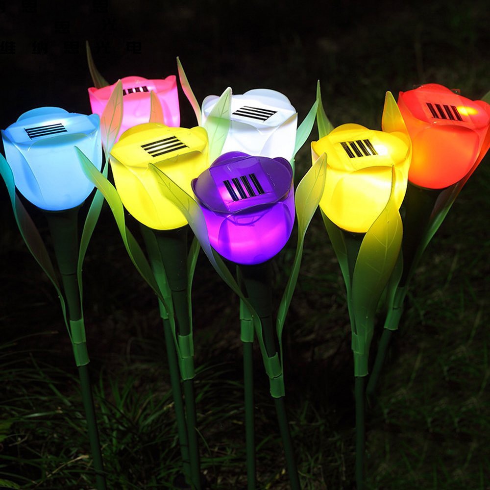 Tulip Solar Light LED Garden Flower Tulip Solar Light LED Garden Flower