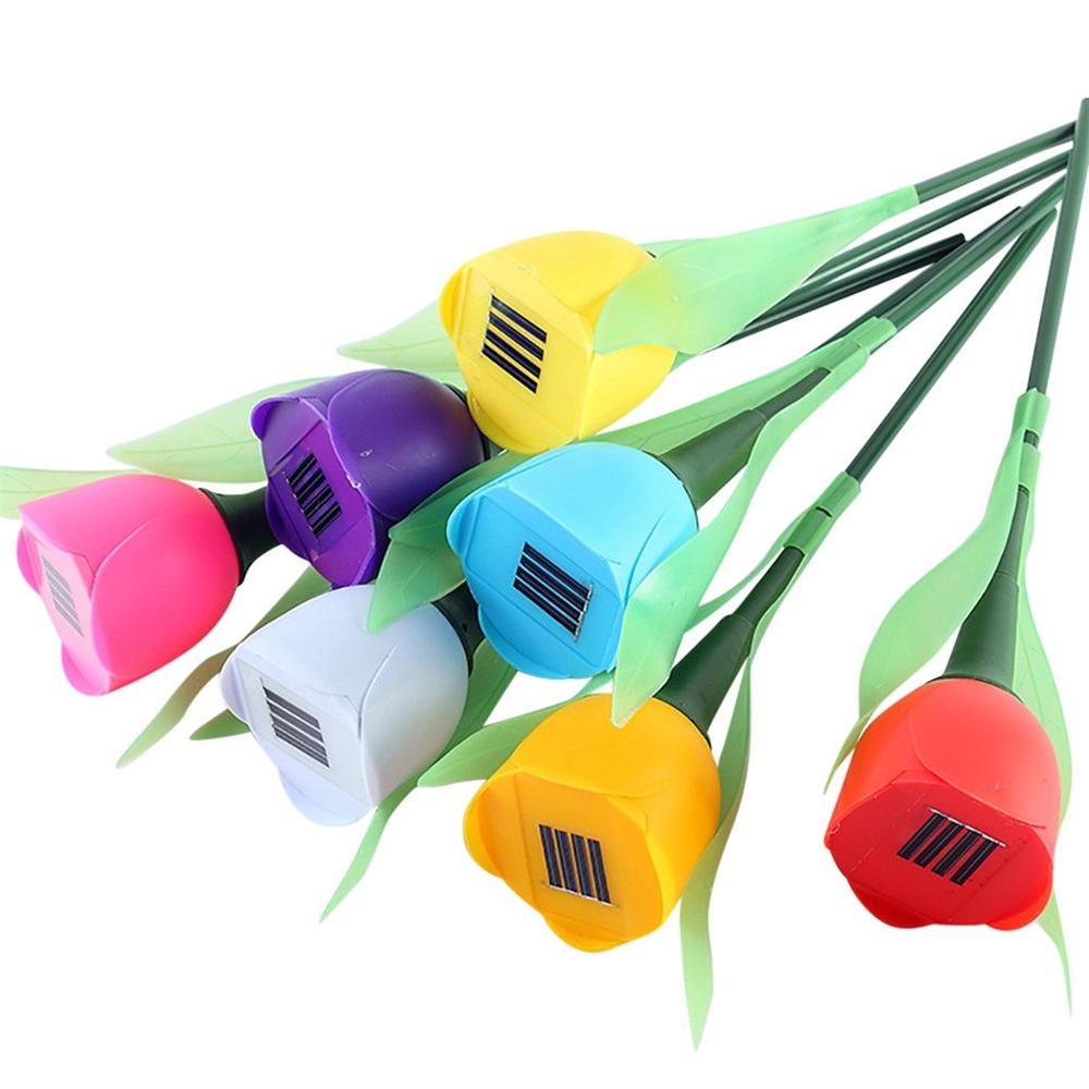 Tulip Solar Light LED Garden Flower Tulip Solar Light LED Garden Flower