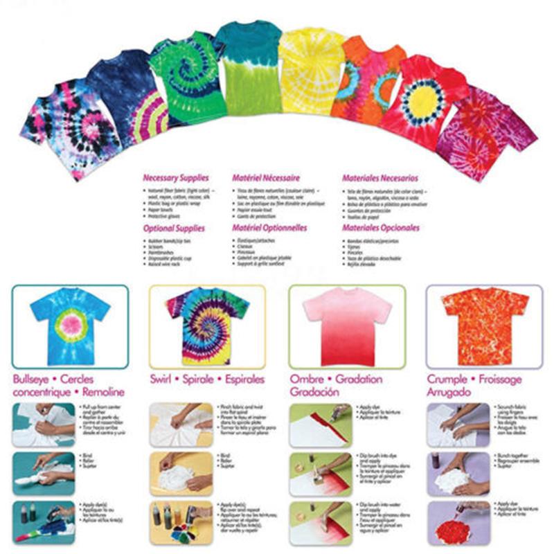 Tulip Tie-dye Kit Handmade Art Tulip Tie-dye Kit Handmade Art