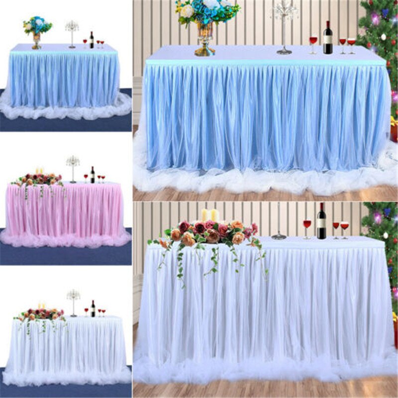 Tulle Table Skirt Party Decoration Tulle Table Skirt Party Decoration