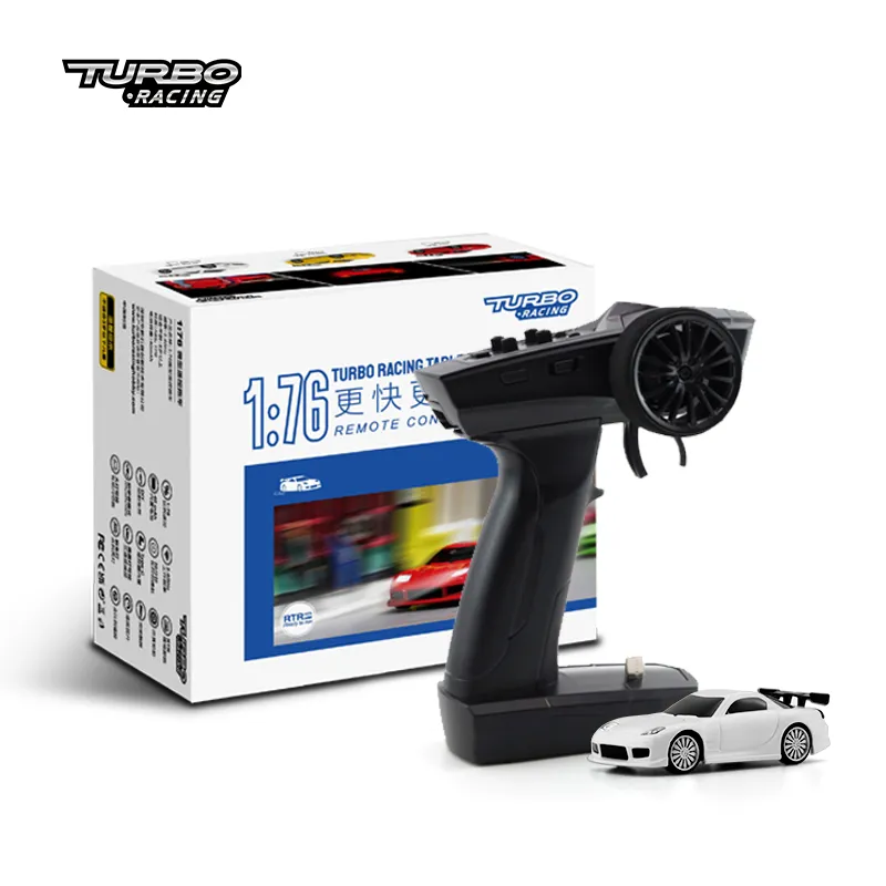 Turbo Racing 1:76 C64 C73 C72 C74 Mini Drift RC Car With Gyro Radio Full Proportional Remote Control Toys RTR Kit For
