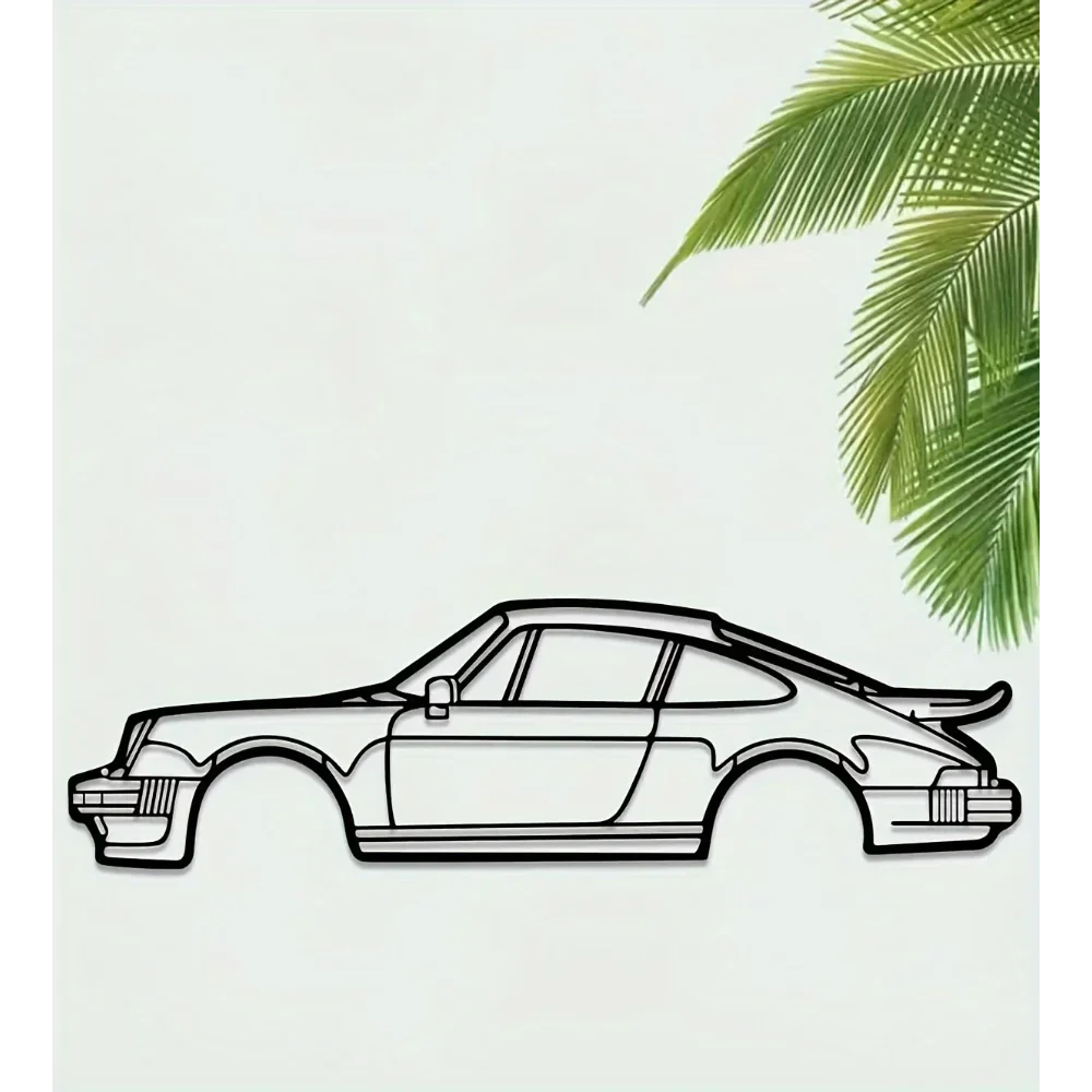 Turbo Sports Car Metal Wall Art – Creative Iron Line Design Stylish Home Decoration Pendant – Unique Wall Hanging Turbo Sports Car Metal Wall Art – Creative Iron Line Design Stylish Home Decoration Pendant – Unique Wall Hanging
