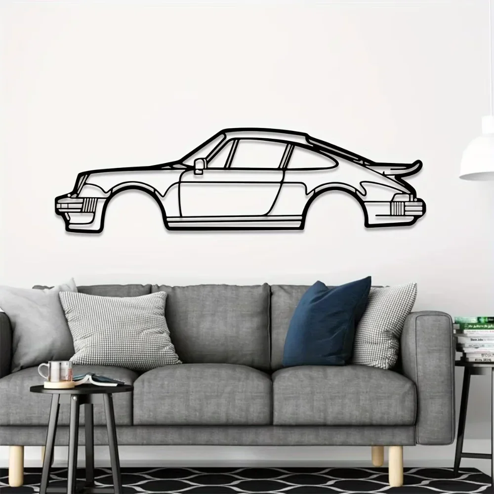 Turbo Sports Car Metal Wall Art – Creative Iron Line Design Stylish Home Decoration Pendant – Unique Wall Hanging Turbo Sports Car Metal Wall Art – Creative Iron Line Design Stylish Home Decoration Pendant – Unique Wall Hanging