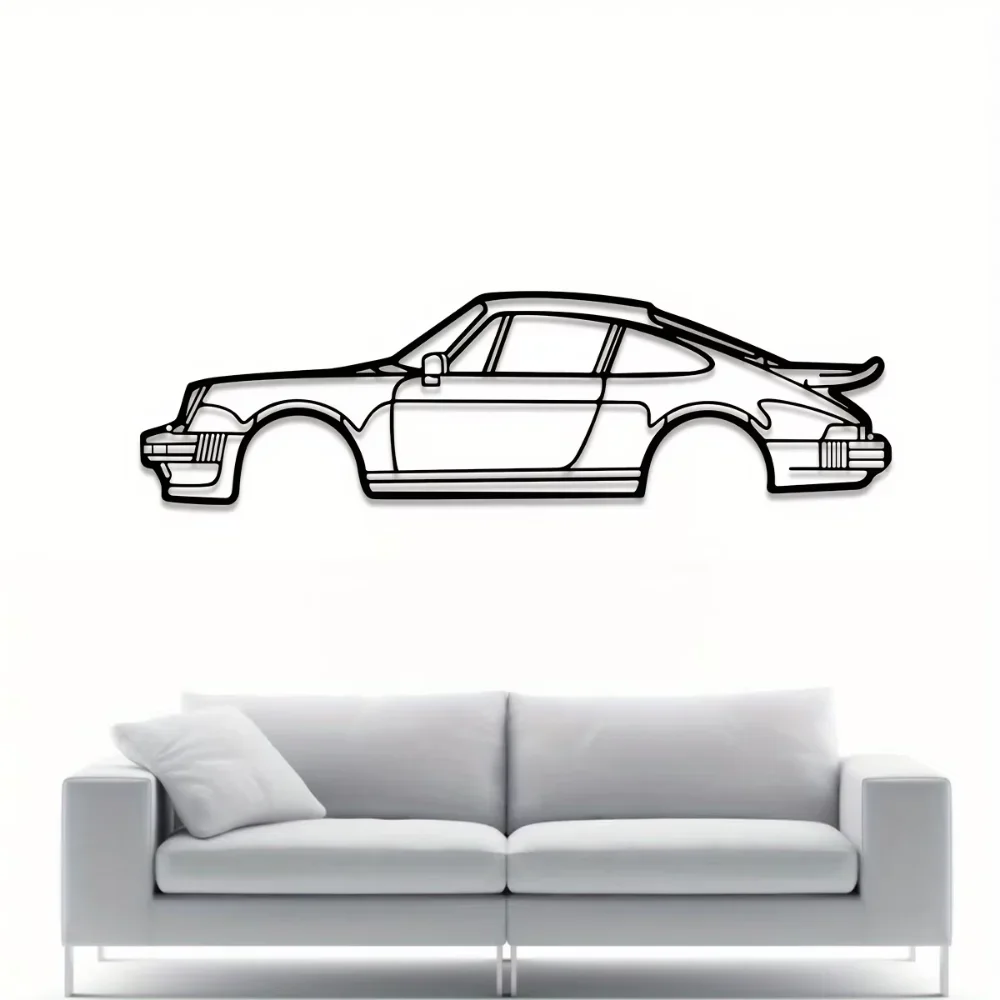 Turbo Sports Car Metal Wall Art – Creative Iron Line Design Stylish Home Decoration Pendant – Unique Wall Hanging Turbo Sports Car Metal Wall Art – Creative Iron Line Design Stylish Home Decoration Pendant – Unique Wall Hanging