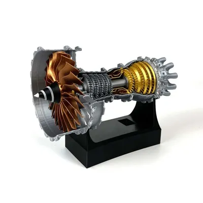 Turbofan Engine Model Aircraft Engine Kit Turbojet Engine Model Adult Gift Mechanical Science Education Toy Turbofan Engine Model Aircraft Engine Kit Turbojet Engine Model Adult Gift Mechanical Science Education Toy