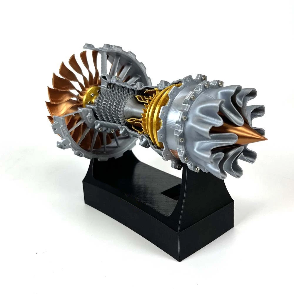 Turbofan Engine Model Aircraft Engine Kit Turbojet Engine Model Adult Gift Mechanical Science Education Toy Turbofan Engine Model Aircraft Engine Kit Turbojet Engine Model Adult Gift Mechanical Science Education Toy