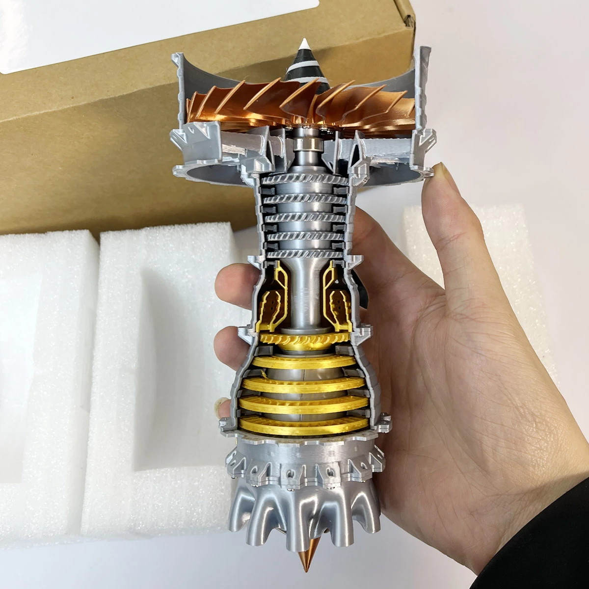 Turbofan Engine Model Aircraft Engine Kit Turbojet Engine Model Adult Gift Mechanical Science Education Toy Turbofan Engine Model Aircraft Engine Kit Turbojet Engine Model Adult Gift Mechanical Science Education Toy