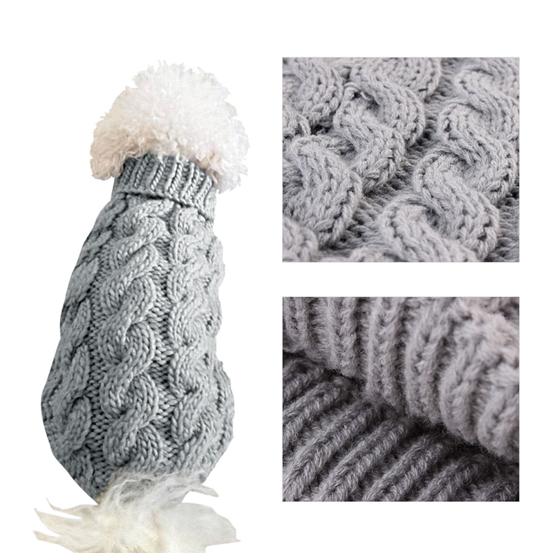 Turtleneck Pet Winter Puppy Sweater Turtleneck Pet Winter Puppy Sweater