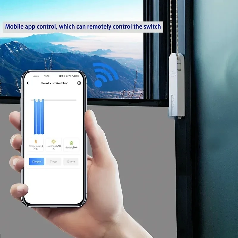 Tuya Smart Blind Motor Wifi Automatic Electric Roller Shutter Shadows App Control Lifting Curtain Opening Closing Driver