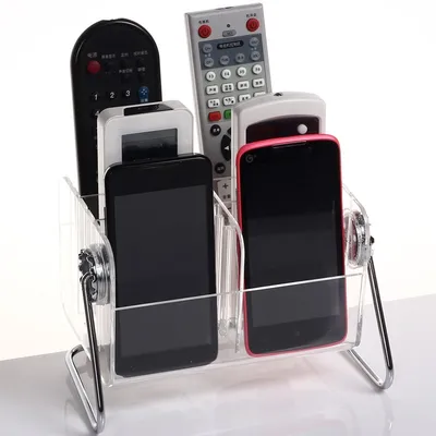 TV Remote Holder Transparent Storage Box TV Remote Holder Transparent Storage Box