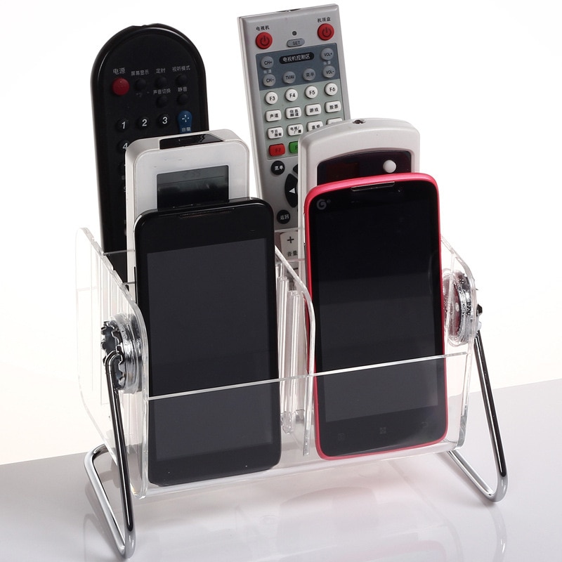 TV Remote Holder Transparent Storage Box TV Remote Holder Transparent Storage Box