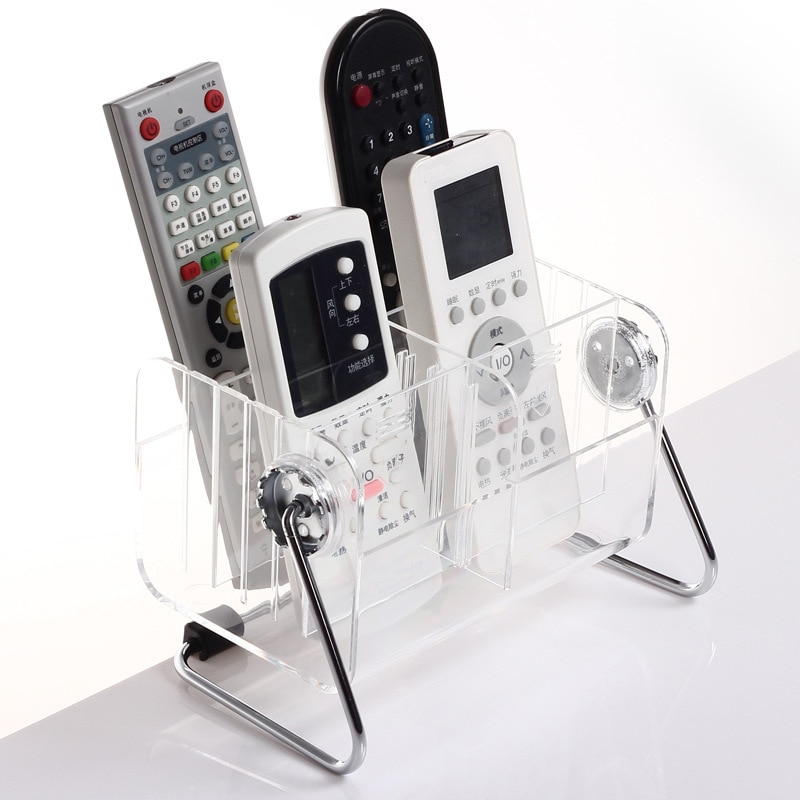 TV Remote Holder Transparent Storage Box TV Remote Holder Transparent Storage Box
