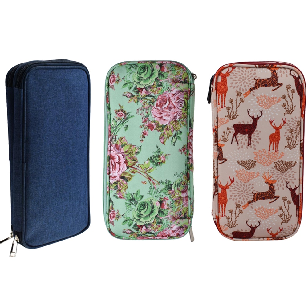 Two Compartment Knitting Needles Bag Two Compartment Knitting Needles Bag