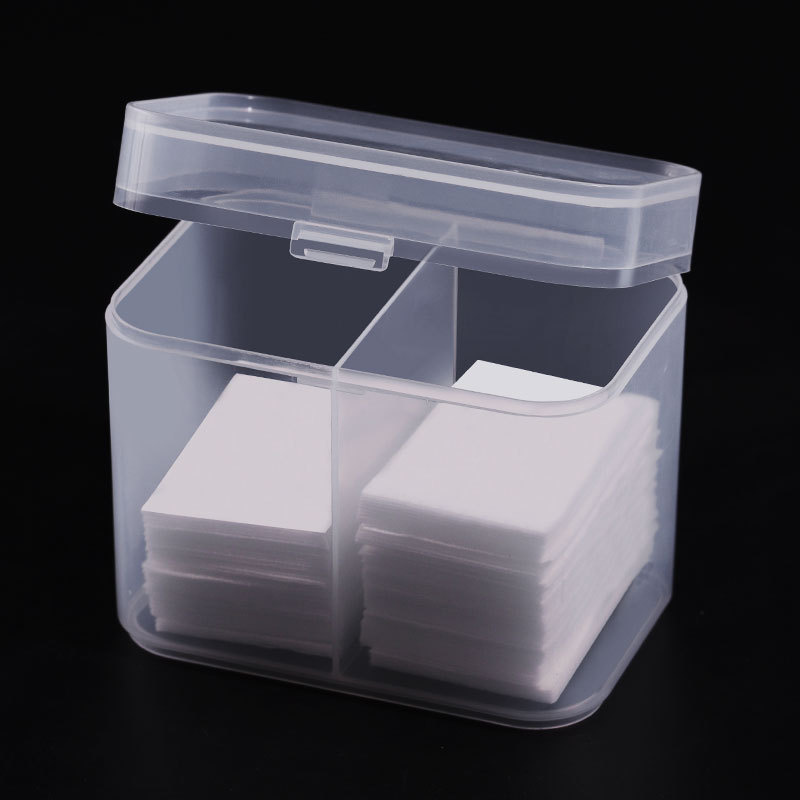 Two-Grid Plastic Cotton Pads Holder