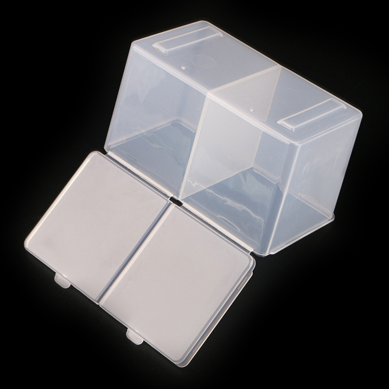Two-Grid Plastic Cotton Pads Holder