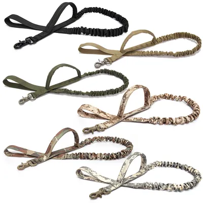 Two Handle Bungee Tactical Dog Leash Two Handle Bungee Tactical Dog Leash
