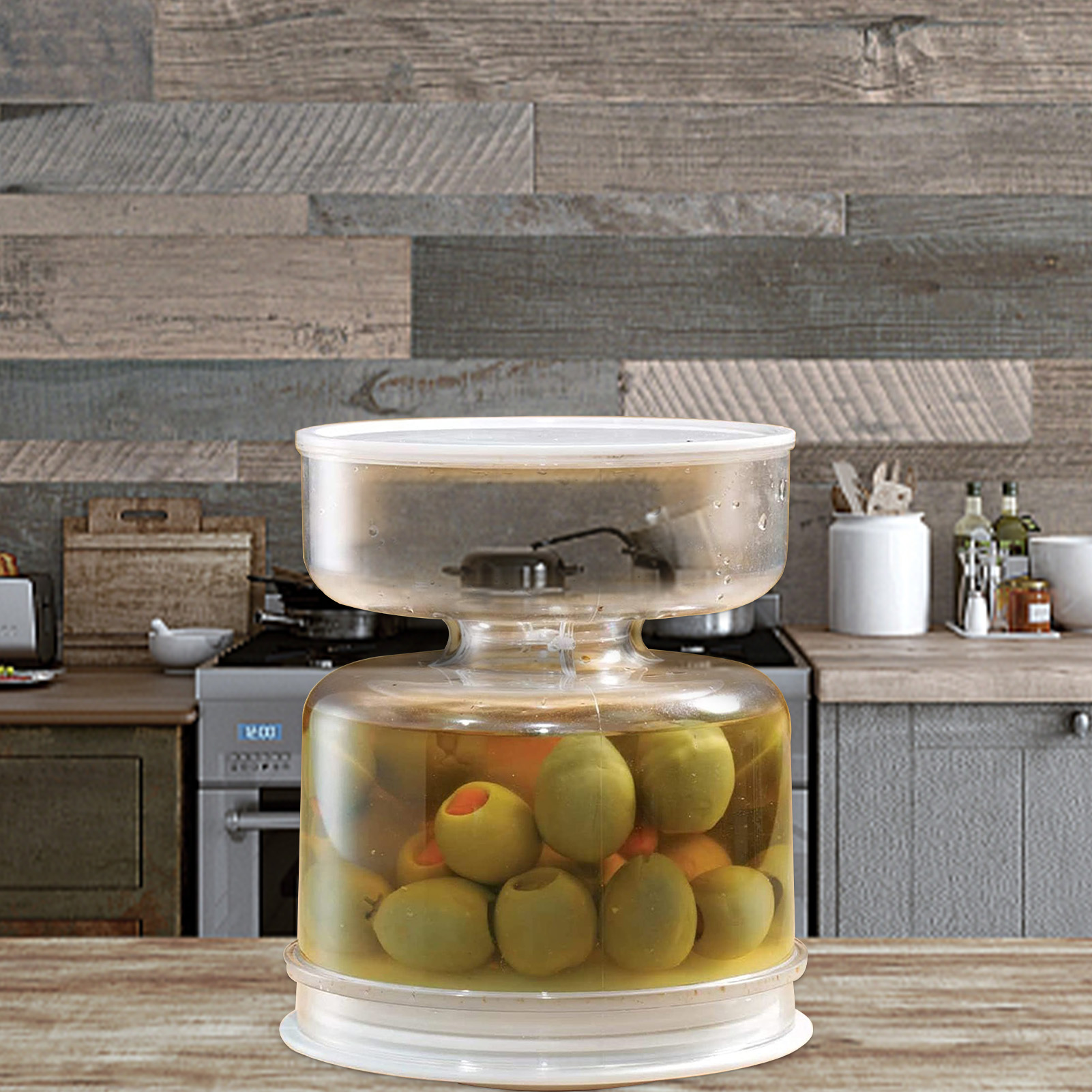 Two In One Storage Pickle Jar