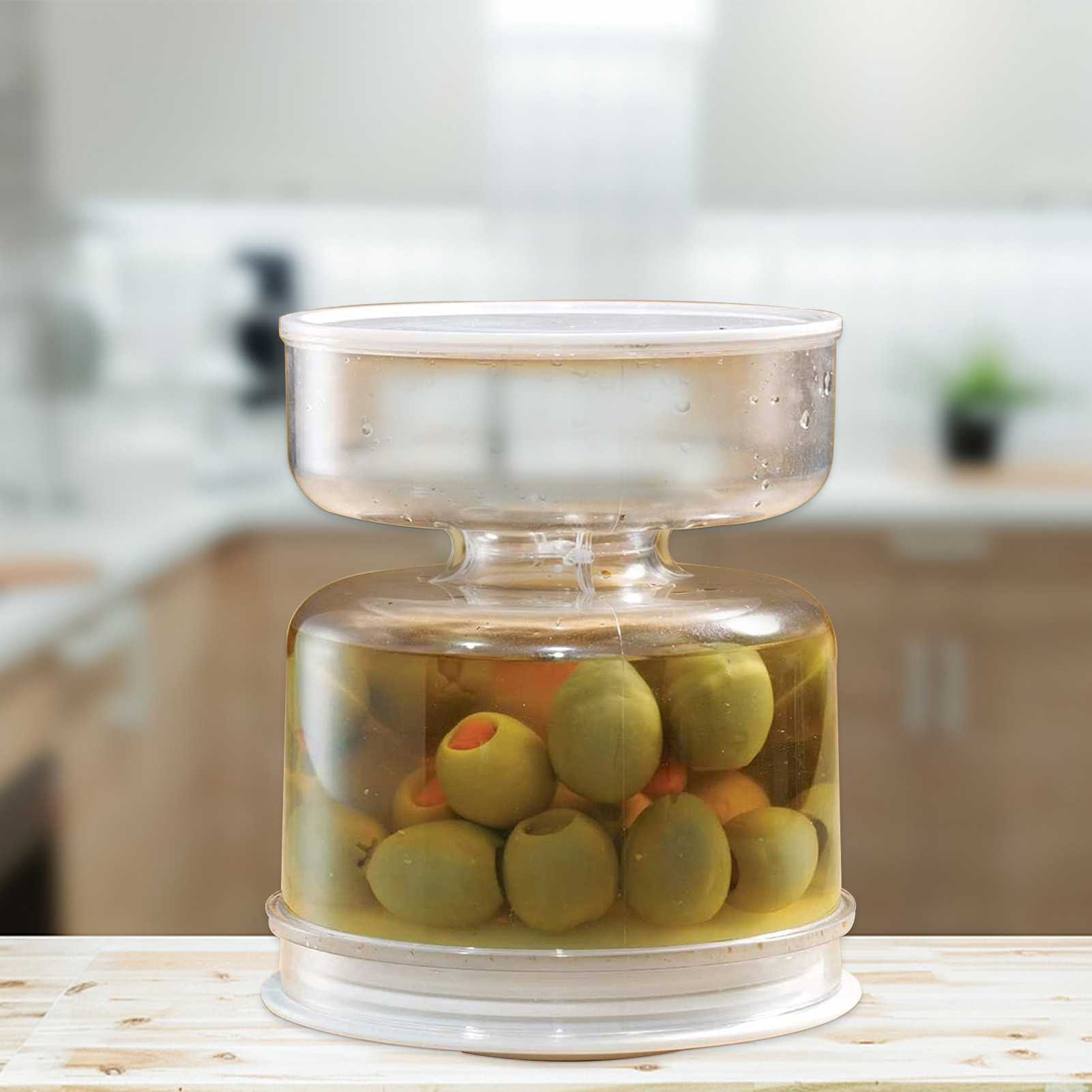 Two In One Storage Pickle Jar