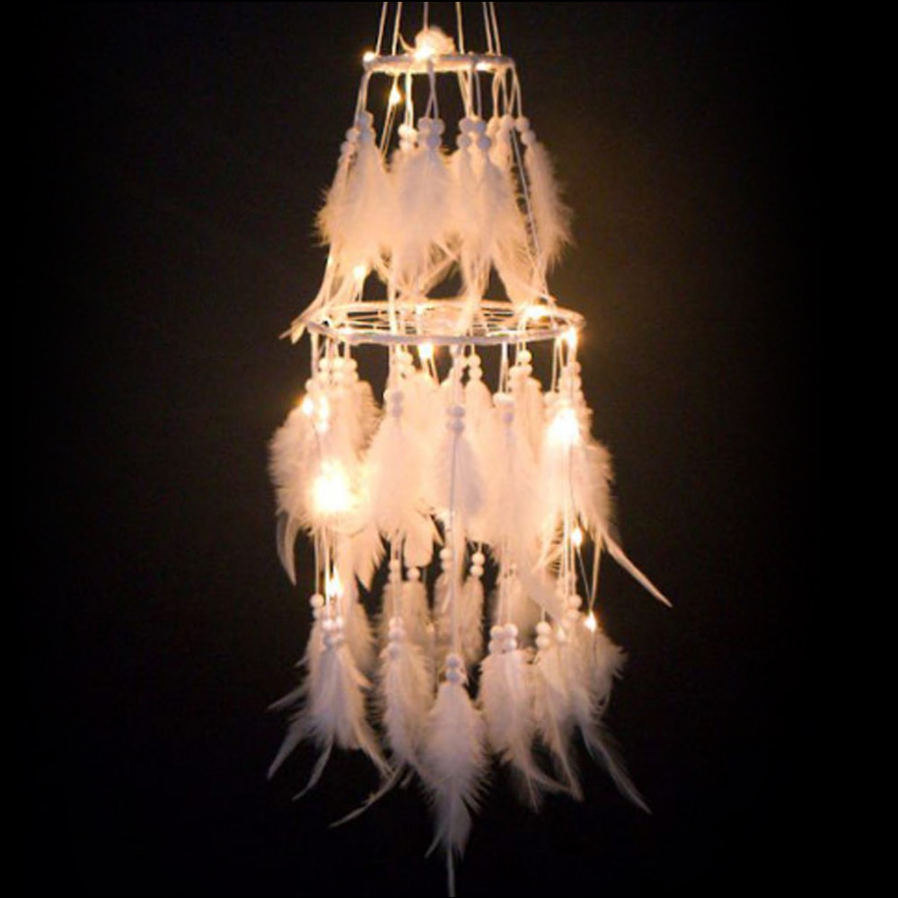 Two Layer LED Dream Catcher Two Layer LED Dream Catcher