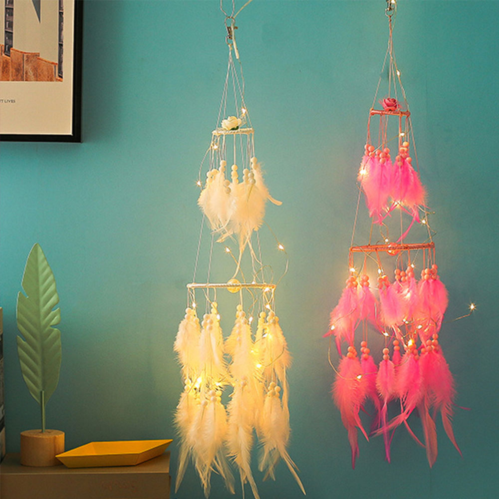 Two Layer LED Dream Catcher Two Layer LED Dream Catcher