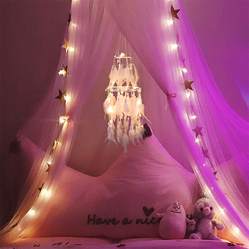 Two Layer LED Dream Catcher Two Layer LED Dream Catcher