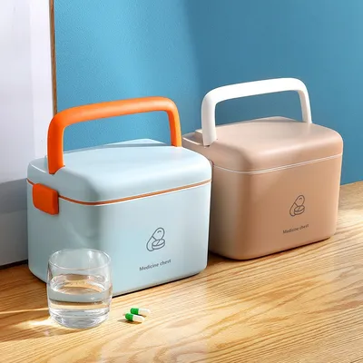 Two Layer Medication Storage Box
