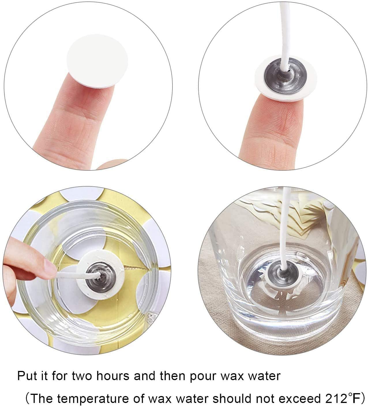 Two Sided Glue Dots for Candle Wicks (500pcs) Two Sided Glue Dots for Candle Wicks (500pcs)
