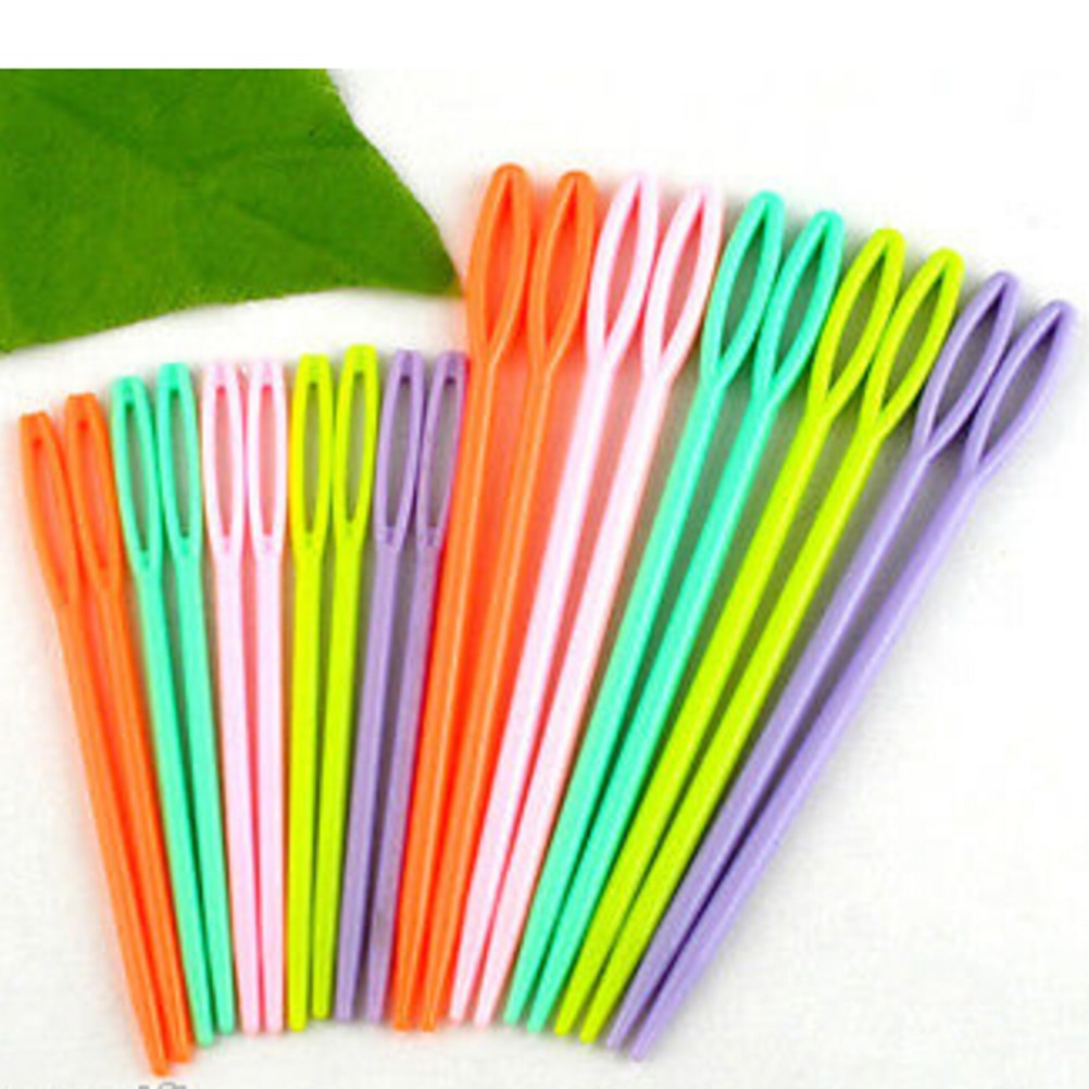 Two Size Plastic Knitting Needles (20pcs)