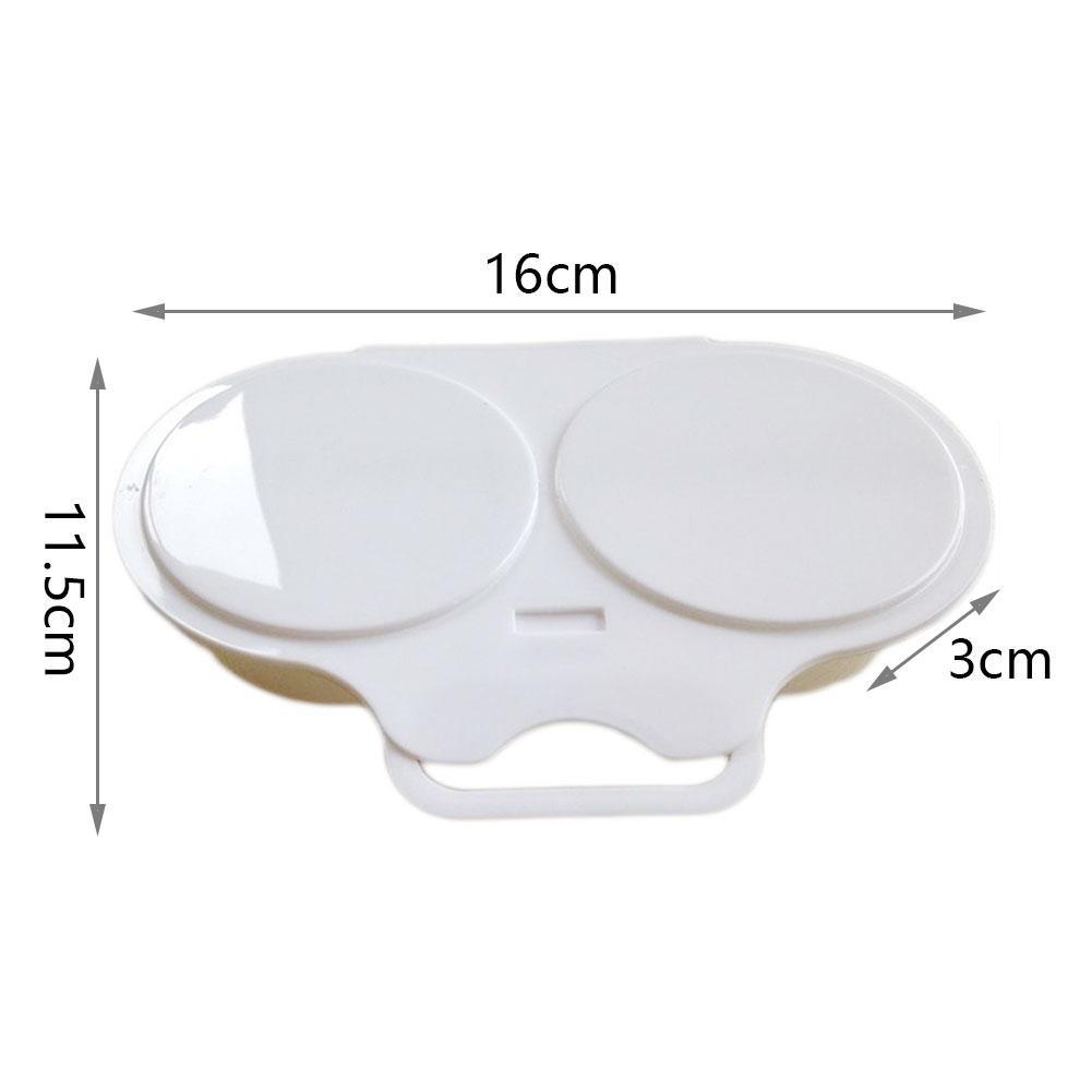 Two Slot Plastic Microwave Egg Fryer