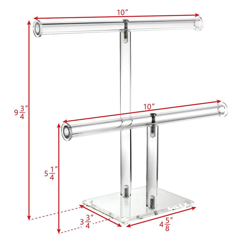 Two Tier Acrylic Bracelet Holder