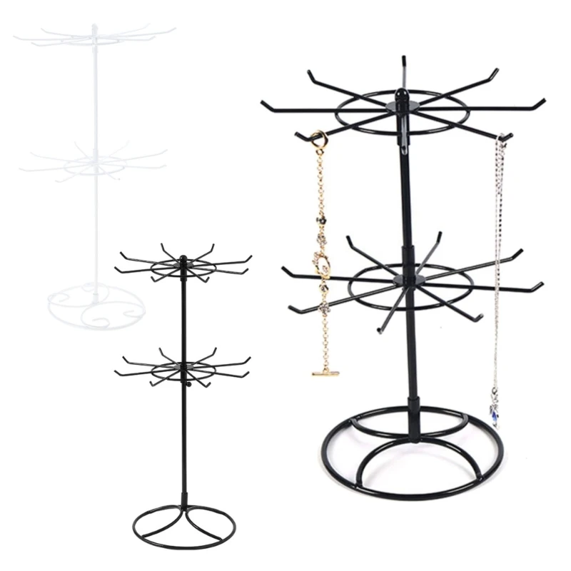 Two Tier Rotating Jewelry Stand Two Tier Rotating Jewelry Stand