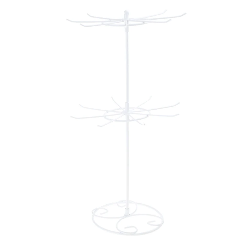 Two Tier Rotating Jewelry Stand