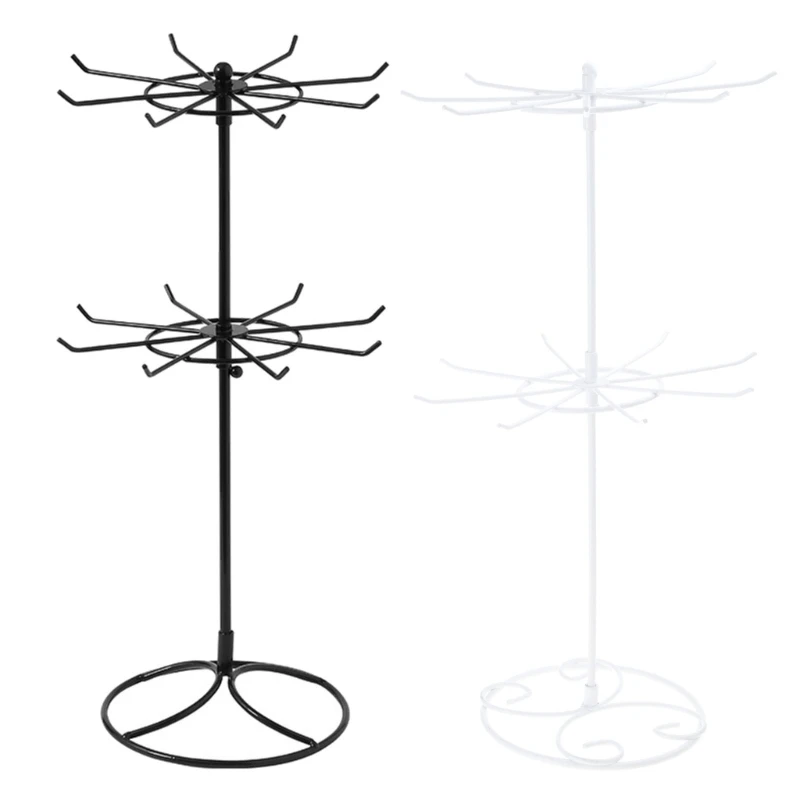 Two Tier Rotating Jewelry Stand
