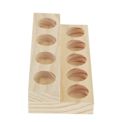 Two Tier Wooden Essential Oil Rack Two Tier Wooden Essential Oil Rack