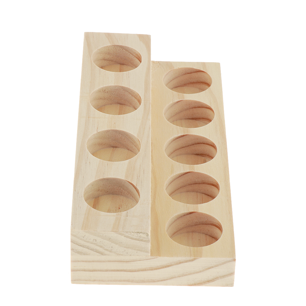 Two Tier Wooden Essential Oil Rack