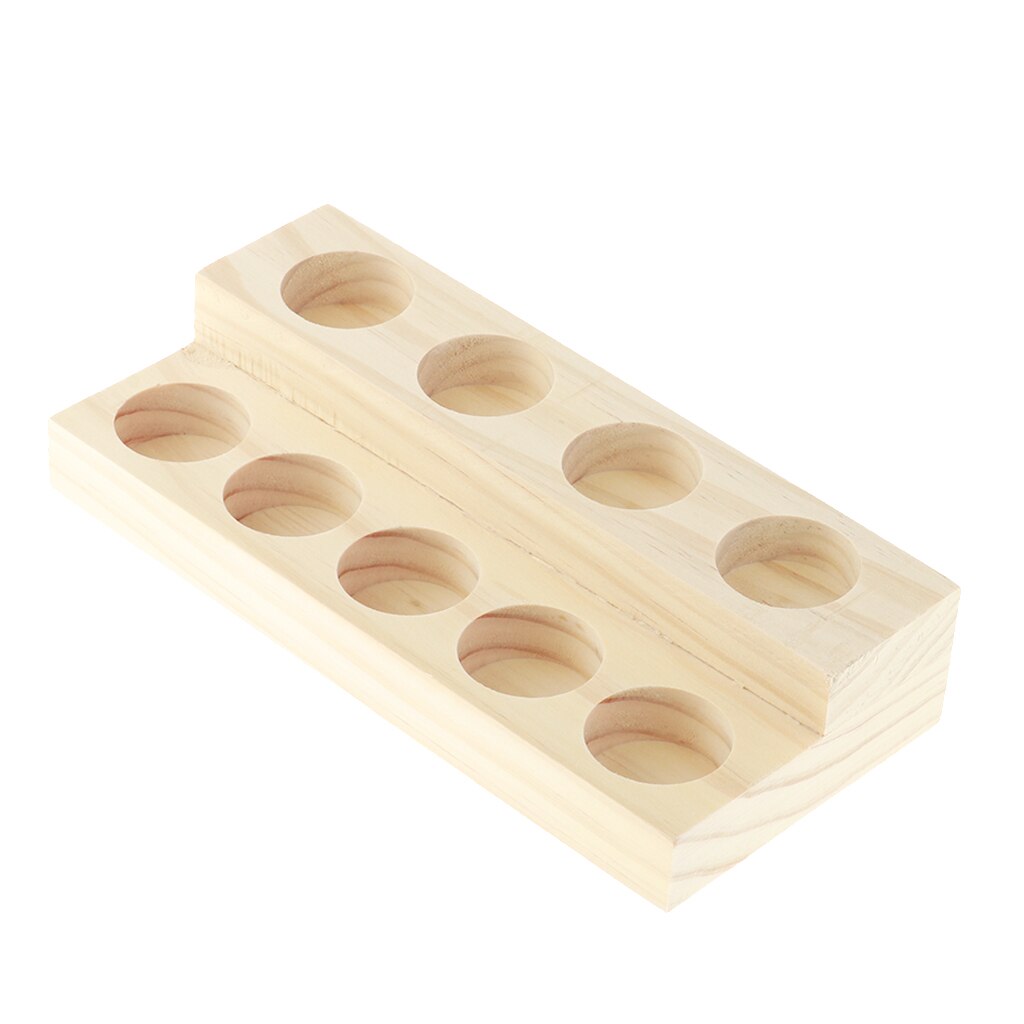 Two Tier Wooden Essential Oil Rack Two Tier Wooden Essential Oil Rack