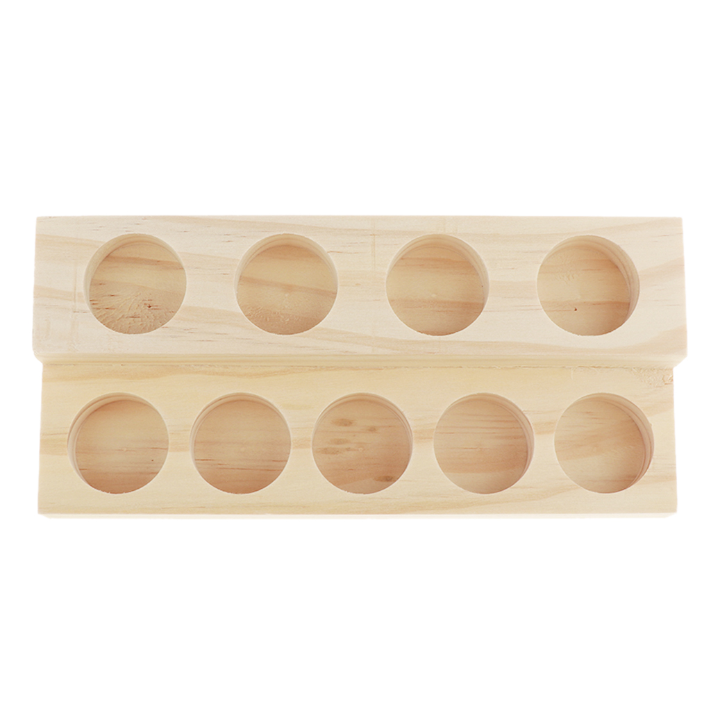 Two Tier Wooden Essential Oil Rack Two Tier Wooden Essential Oil Rack