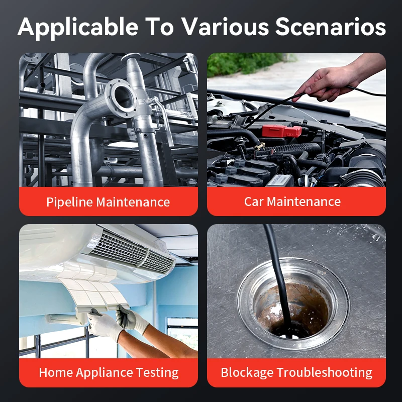 Two-Way 360° Articulating Borescope, 1080P Camera, endoscope with Light, 6mm Waterproof Probe, Endoscope with Two-Way 360° Articulating Borescope, 1080P Camera, endoscope with Light, 6mm Waterproof Probe, Endoscope with