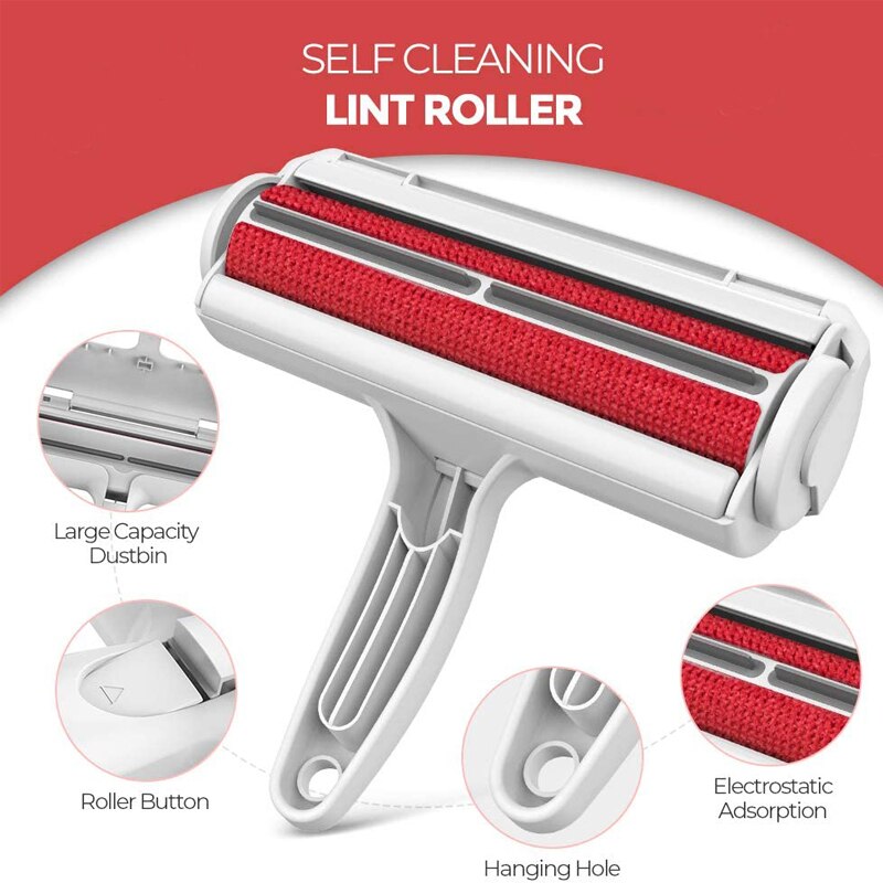 Two-Way Sticky Roller for Pet Hair