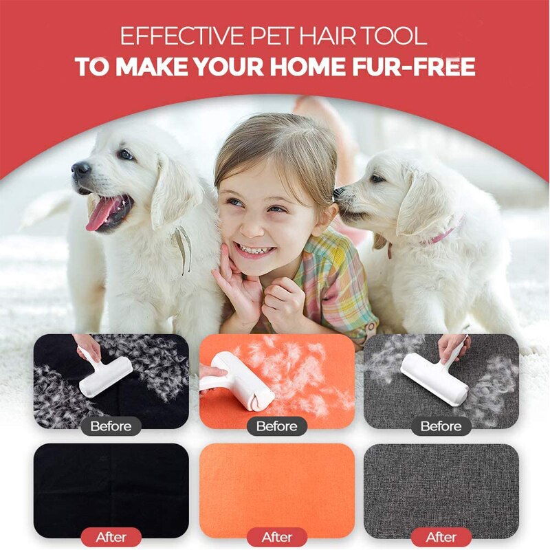 Two-Way Sticky Roller for Pet Hair